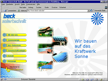 Projekt Beck-Solartechnik